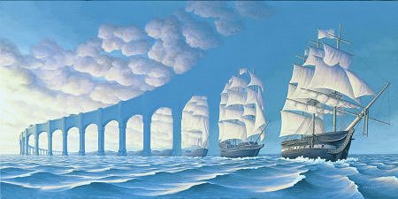 Segelschiff oder Wolken?